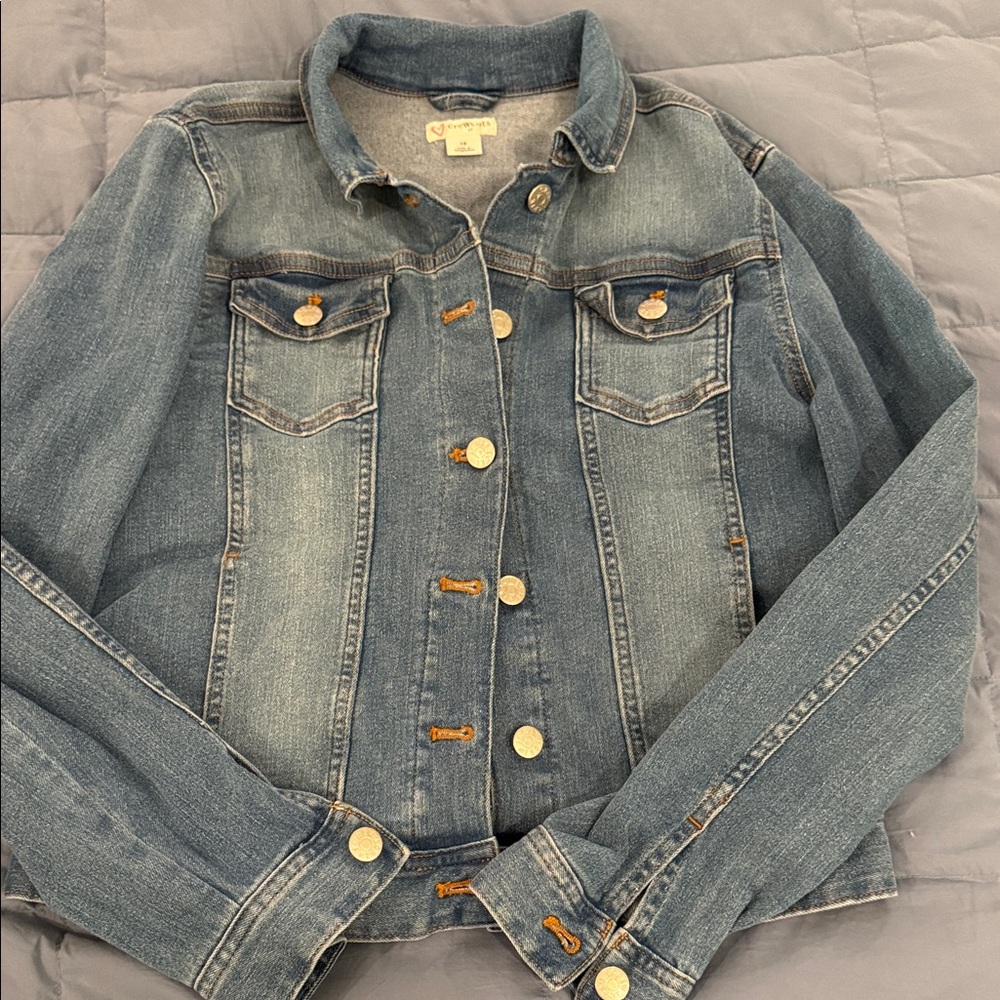Girls Crewcuts Classic Blue Denim Jacket
